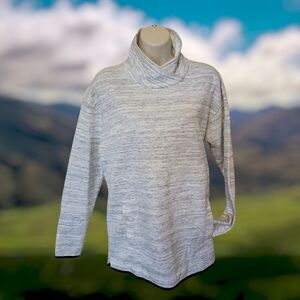 TEK Gear Shirt Womens XS Long Sleeve Mock neck pullover pocket T18